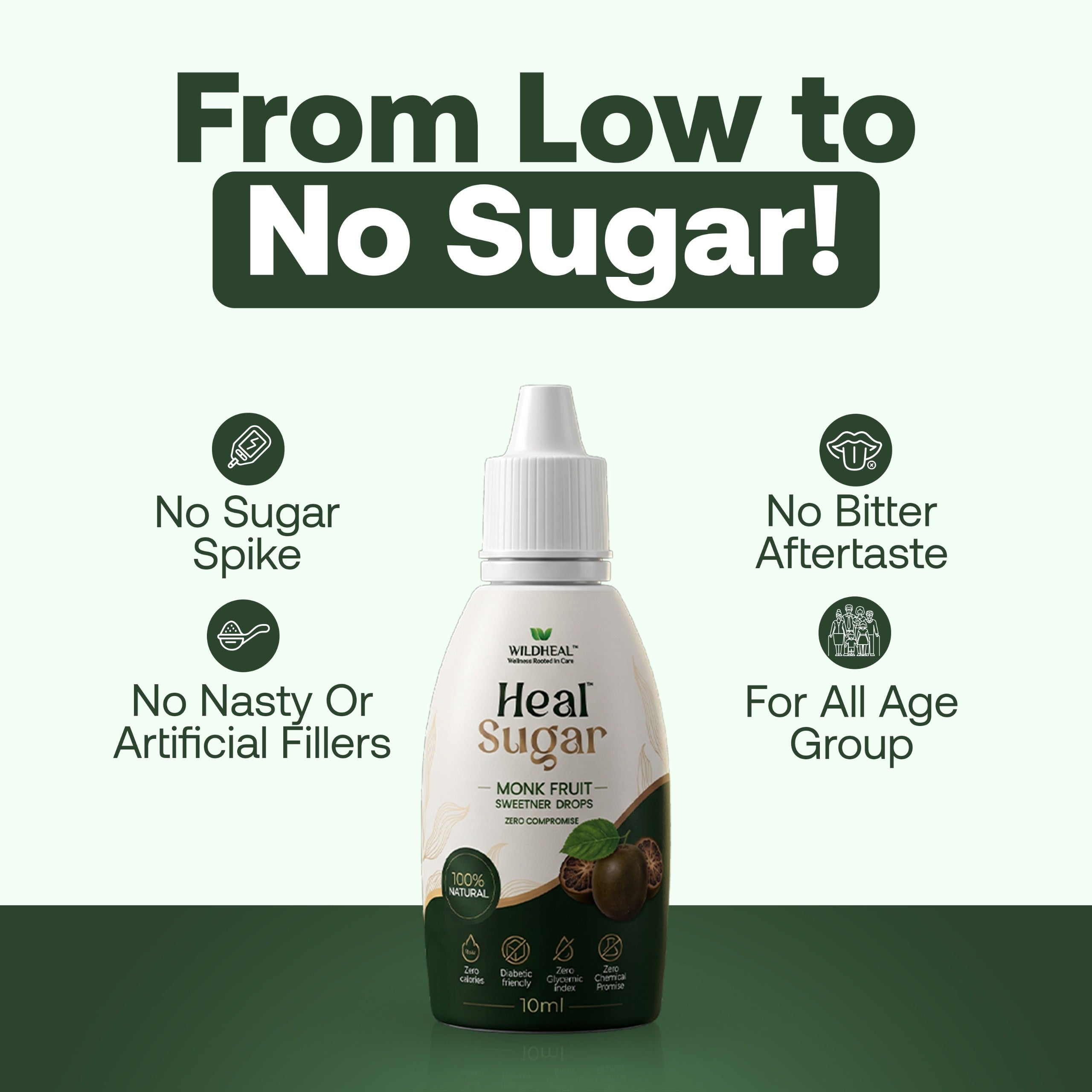 From low sugar to no sugar benefits