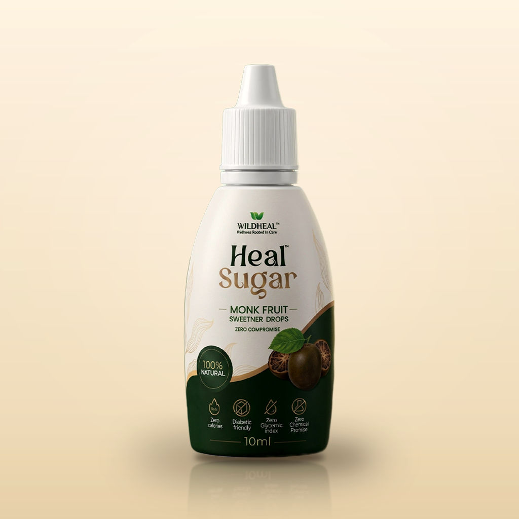 Heal Sugar monk fruit sweetener drops — family pack of 5